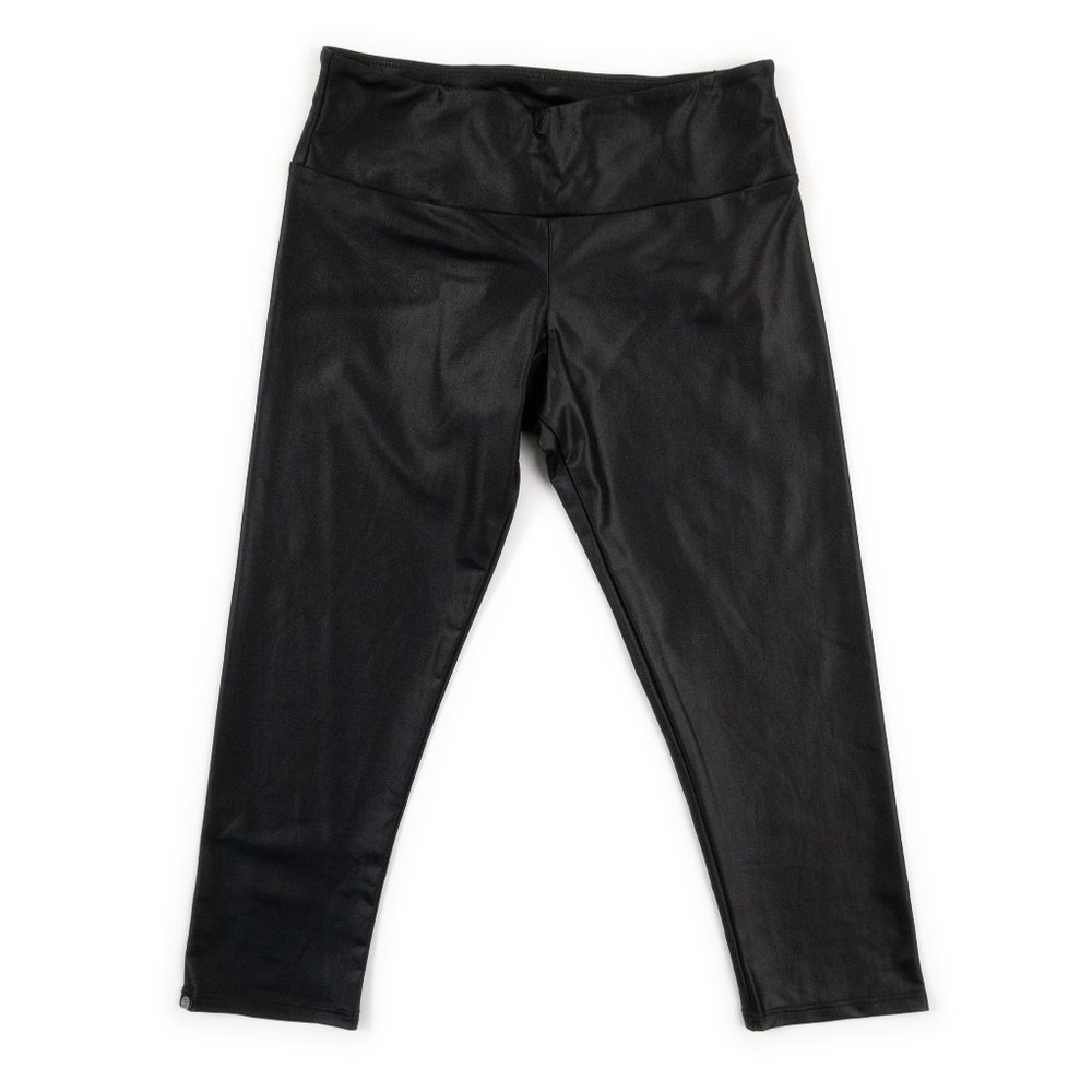 NEW ONZIE black high-shine capri yoga legging size XS